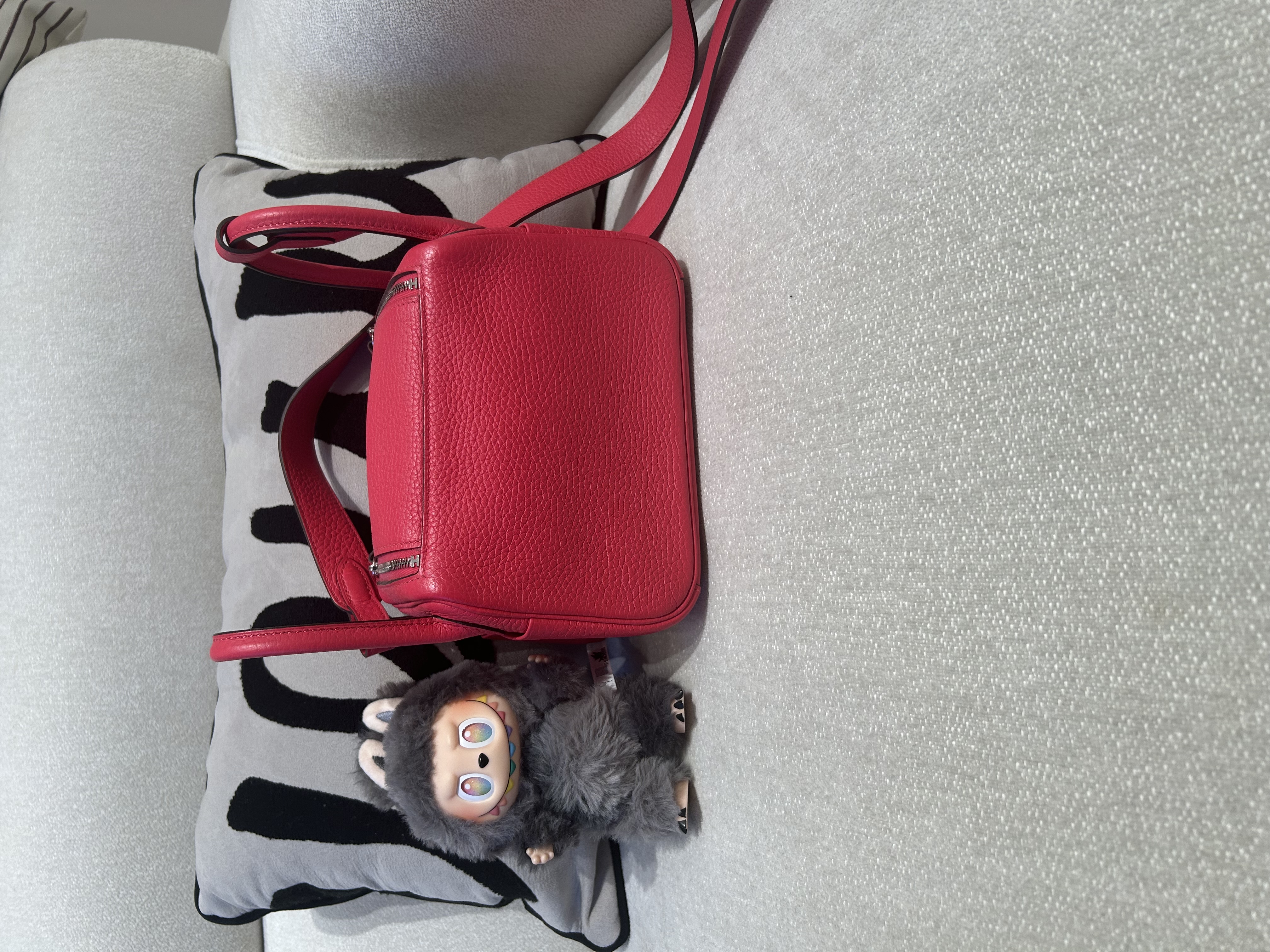 HERMES MINI LINDY ,STAMP Y, ROSE EXTREME CLEMENCE 100%Authentic ,99%new閑置品 ✅收據✅dust bag ✅盒