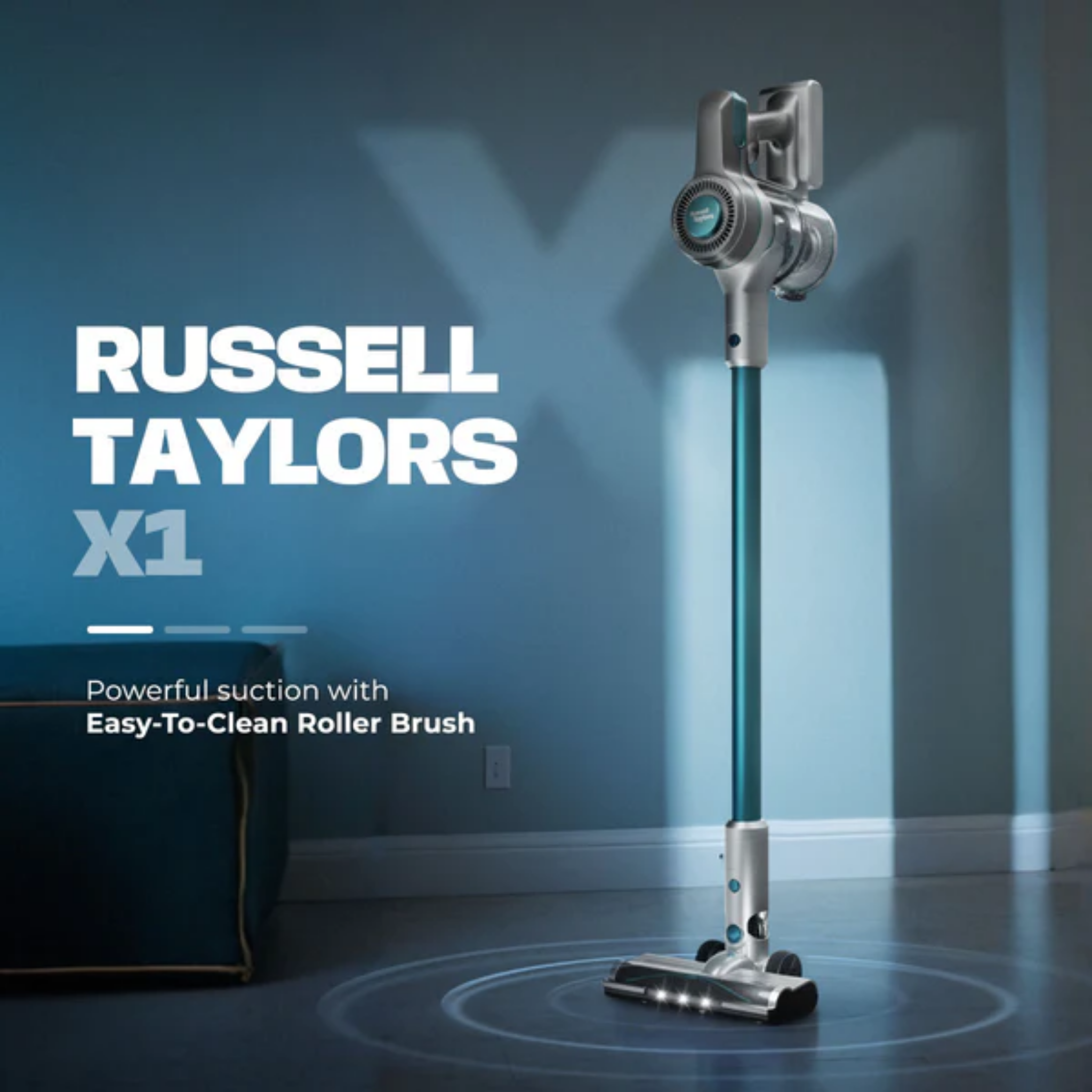 Russell Taylors Versatile Cordless Vacuum Cleaner (X1)
