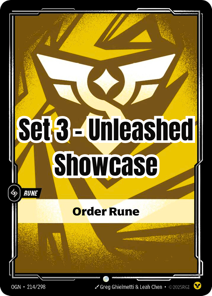 Unleashed - Showcase - Order Rune (Set 3)