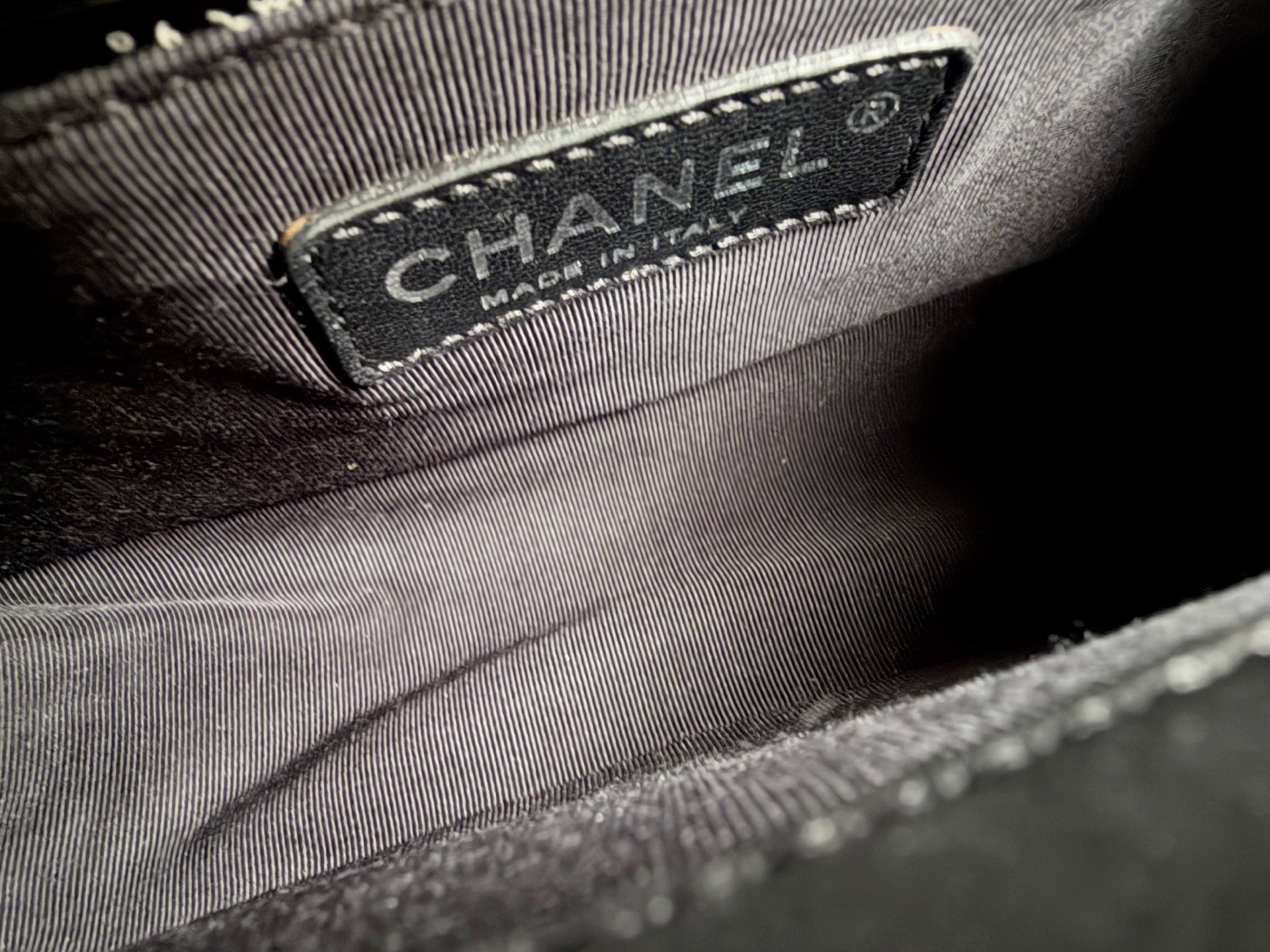 【預訂貨品】Chanel黑白拼色羊皮Leboy