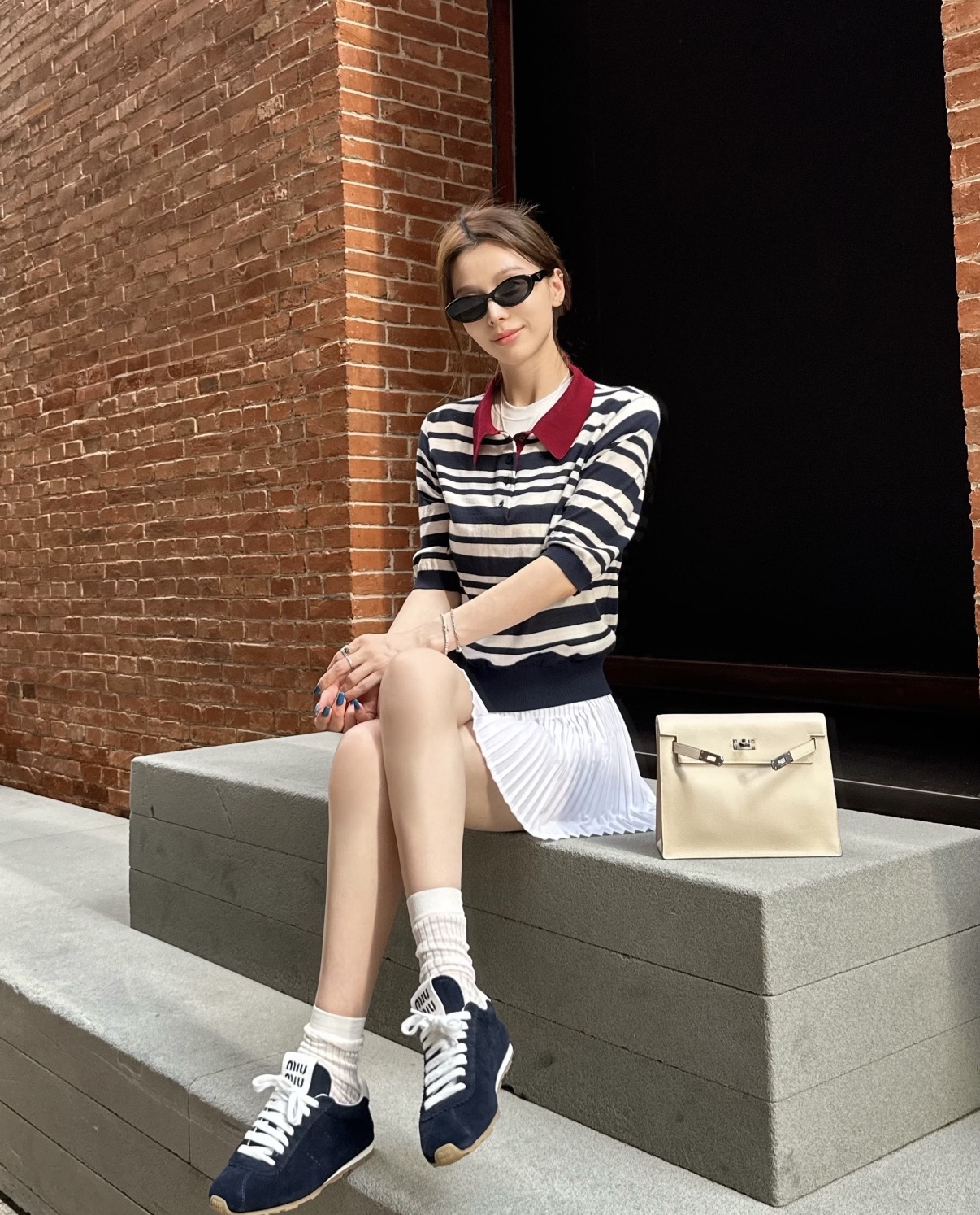 限時優惠✨熱賣款‼️MIUMIU PLUME sneaker    (只限此色) 斷碼check size