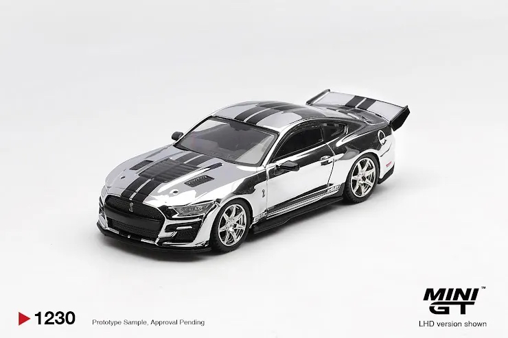 （預訂 Pre Order) Mini GT ( MGT01230-L ) Shelby GT500 Dragon Snake Concept Chrome Silver