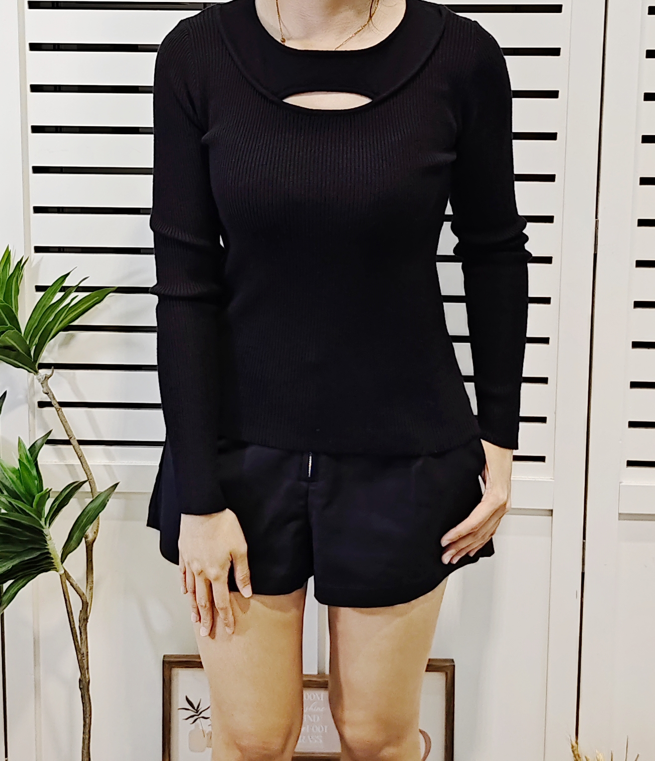 S2010 Details Collar Long Sleeve Wear