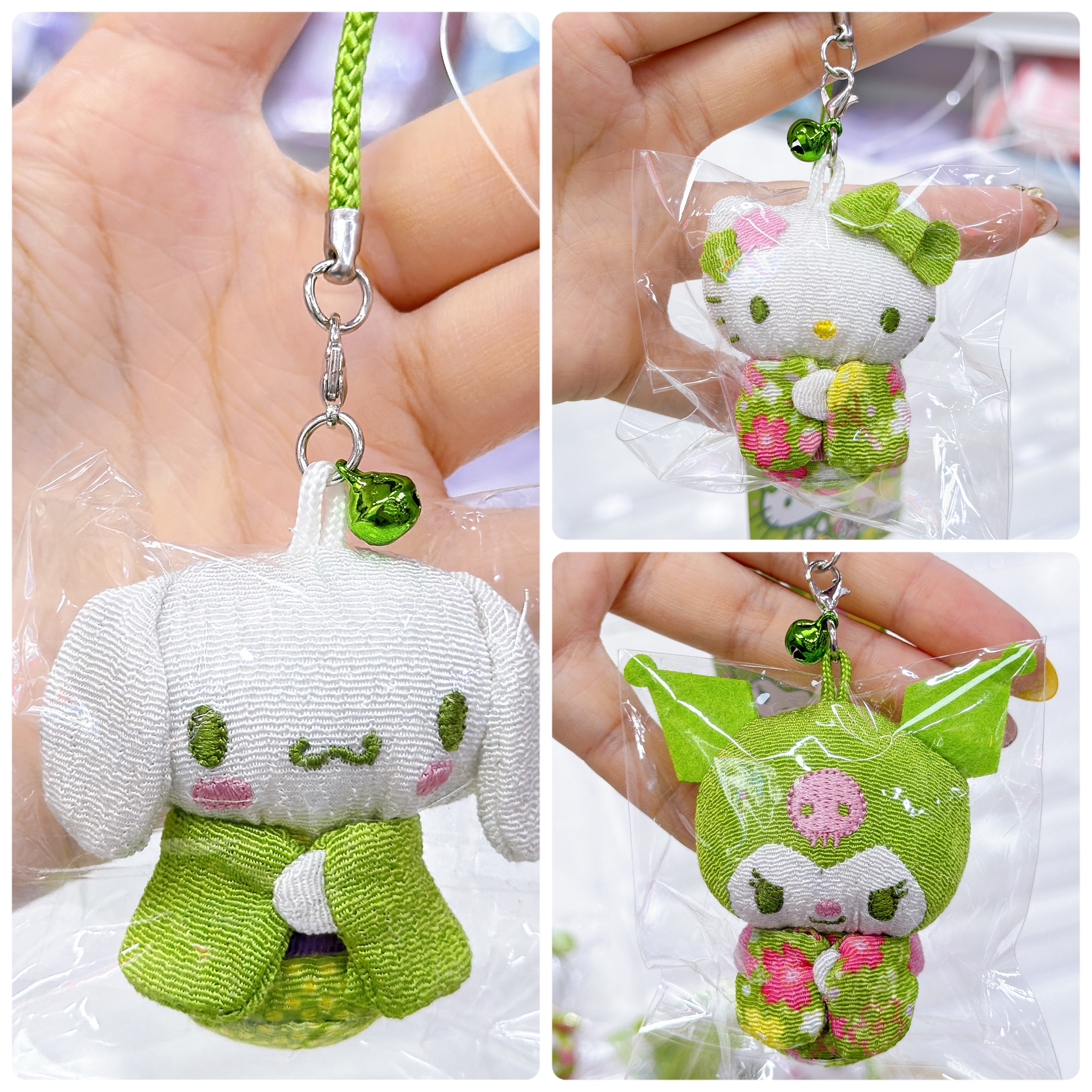 日本直送Sanrio 綠茶系列電話繩