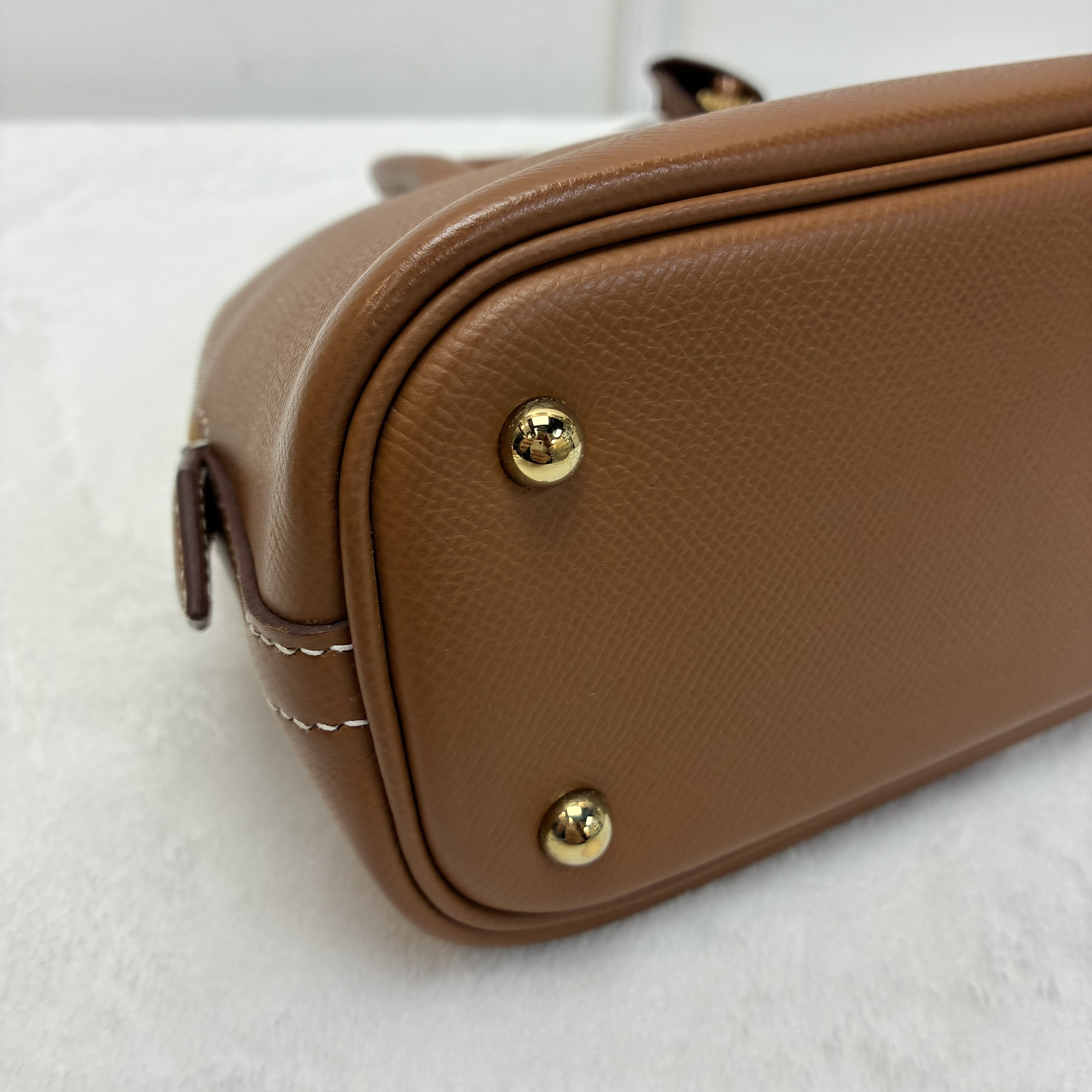 Hermes Bolide 25 金棕色金扣 EC皮