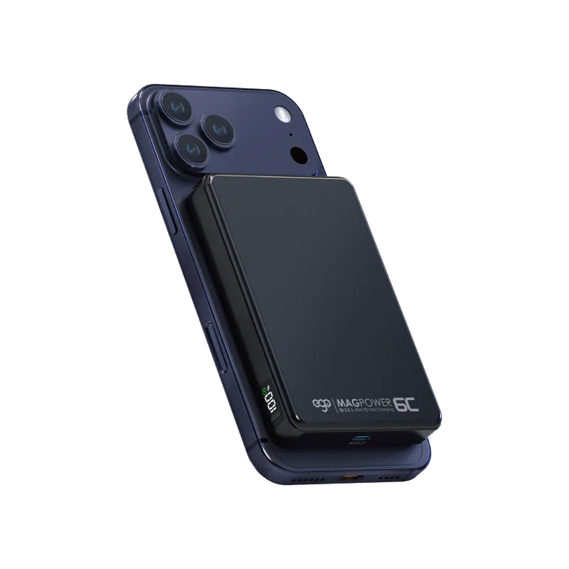 香港行貨 1年保養 EGO MagPower 6C @ 45W & QI2.2 10000mAh 外置電 新一代最強速度 外置電 MagPower 6C @ 45W & Qi2.2 10000mAh battery 45W PD | QI2.2認證 |   CCC認證 | QI2.2認證 | 世界最薄45W PD & QI2.2外置電 