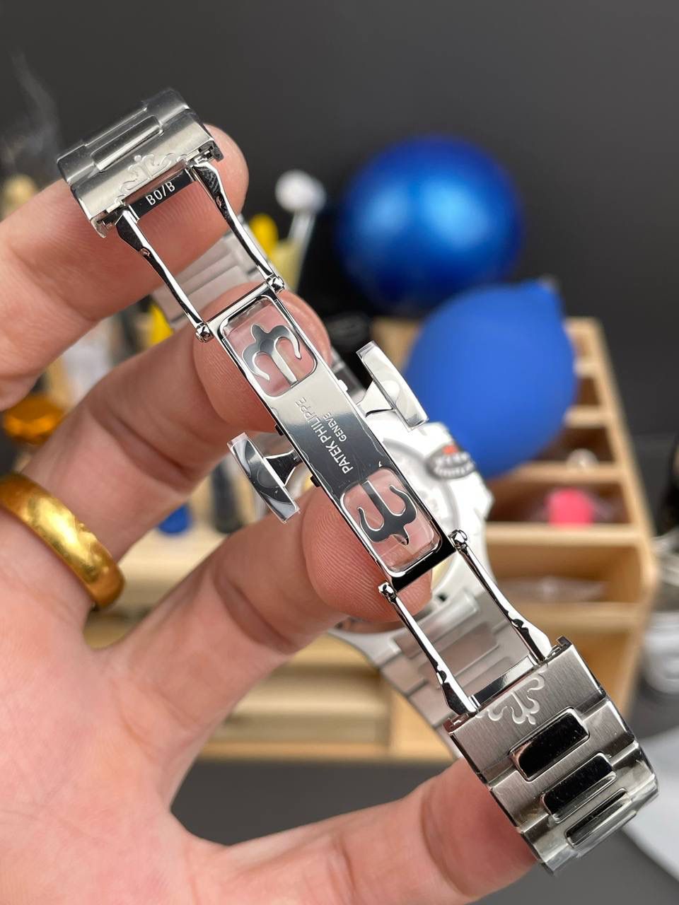 🌐女款 鹦鹉螺7118 白盘钻圈/35.2mm/324一体机🌐