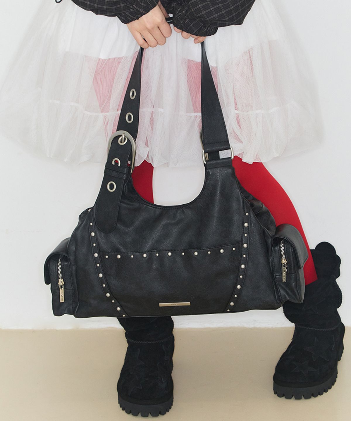 🇰🇷訂購｜ILLIGO 26｜Loop double pocket shoulder bag  3色 