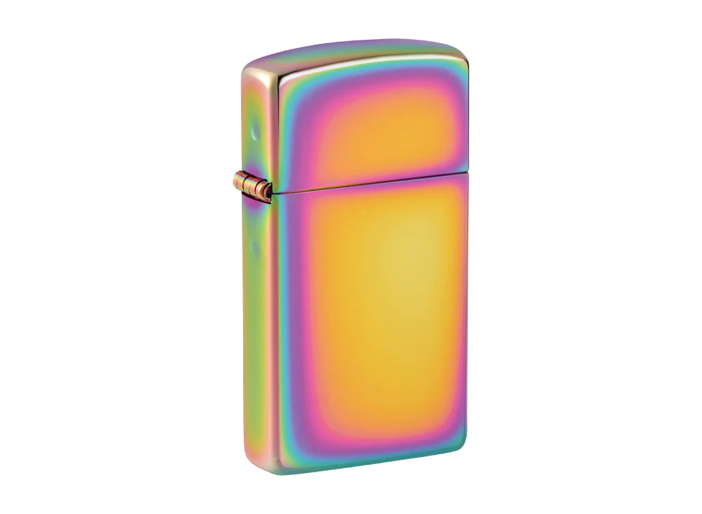 美國製造 | 香港Zippo指定經銷商 Zippo 20493 纖薄光譜打火機 – 高光變色虹光 (纖薄多色版)Slim Spectrum Lighter – High Polish Iridescent Rainbow Finish