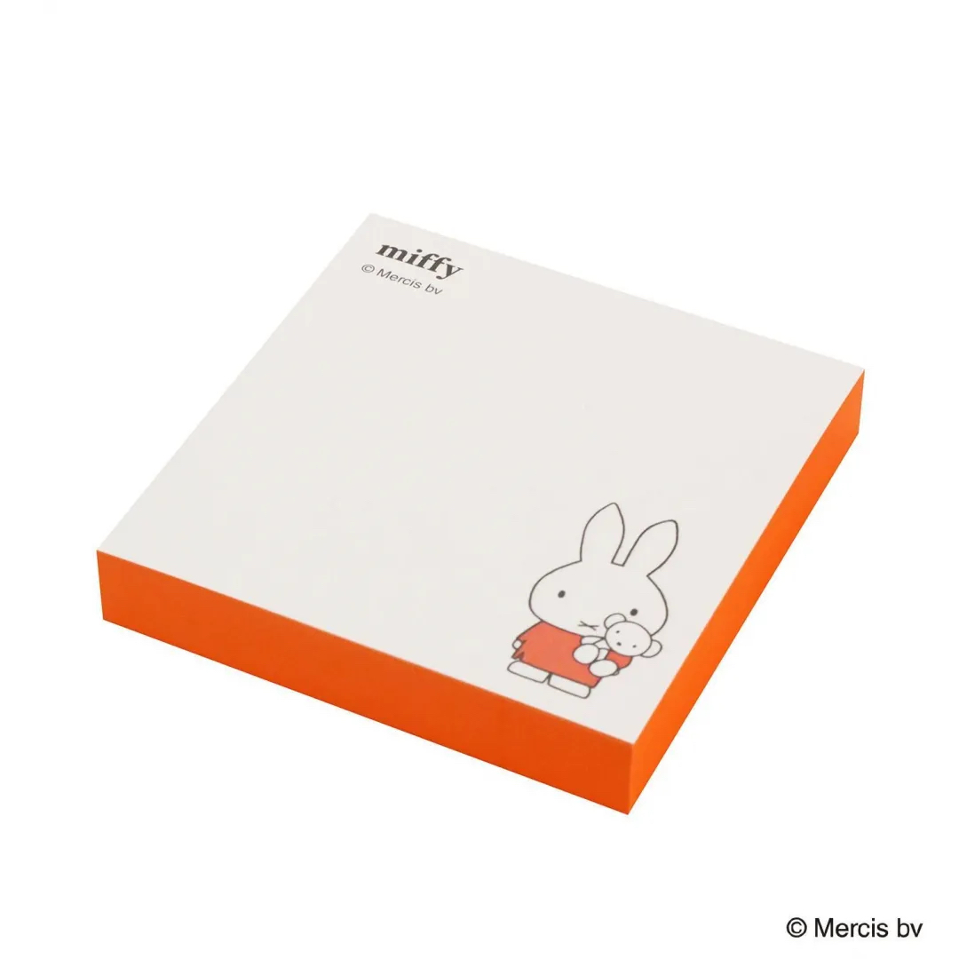 MIFFY MEMO 橙色 抱熊