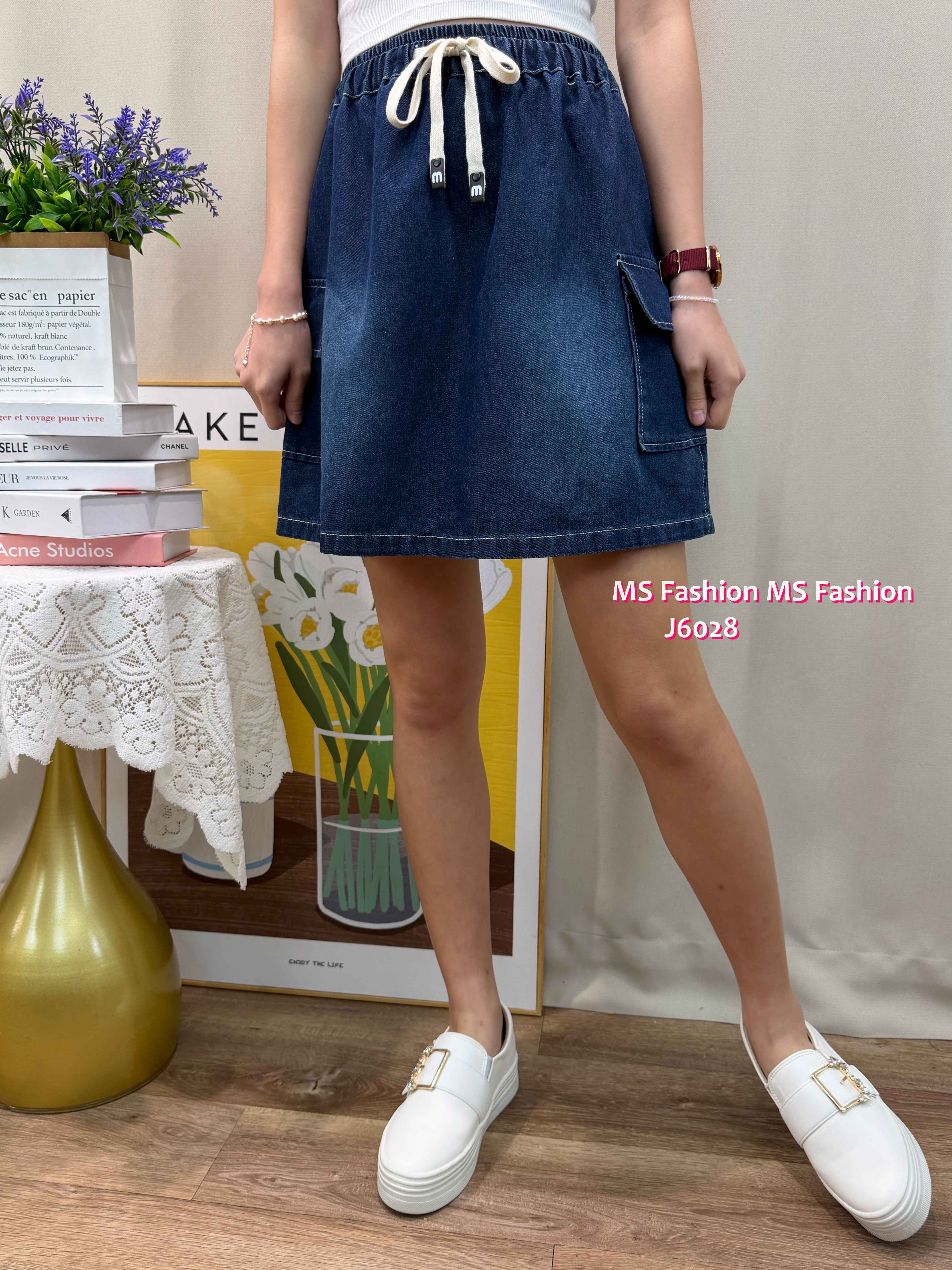J6028 韓國🇰🇷靚色牛仔半裙