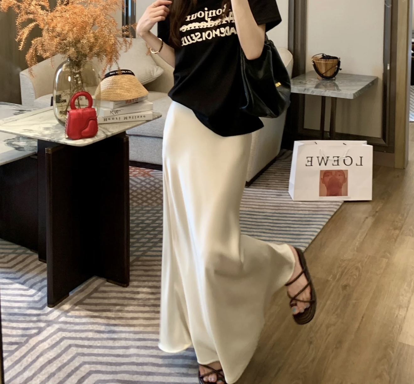 SK208.Matte 包臀鱼尾长裙