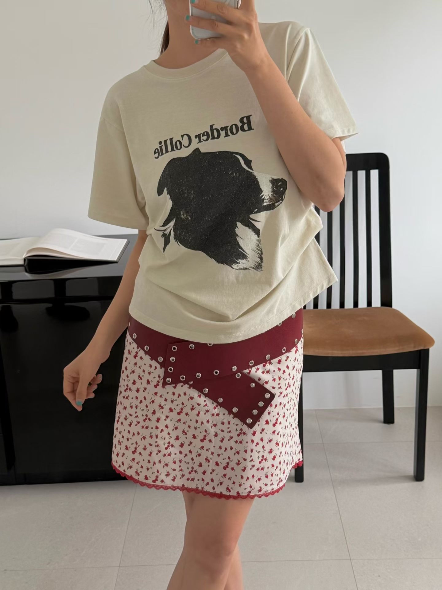 Doggy printed tee