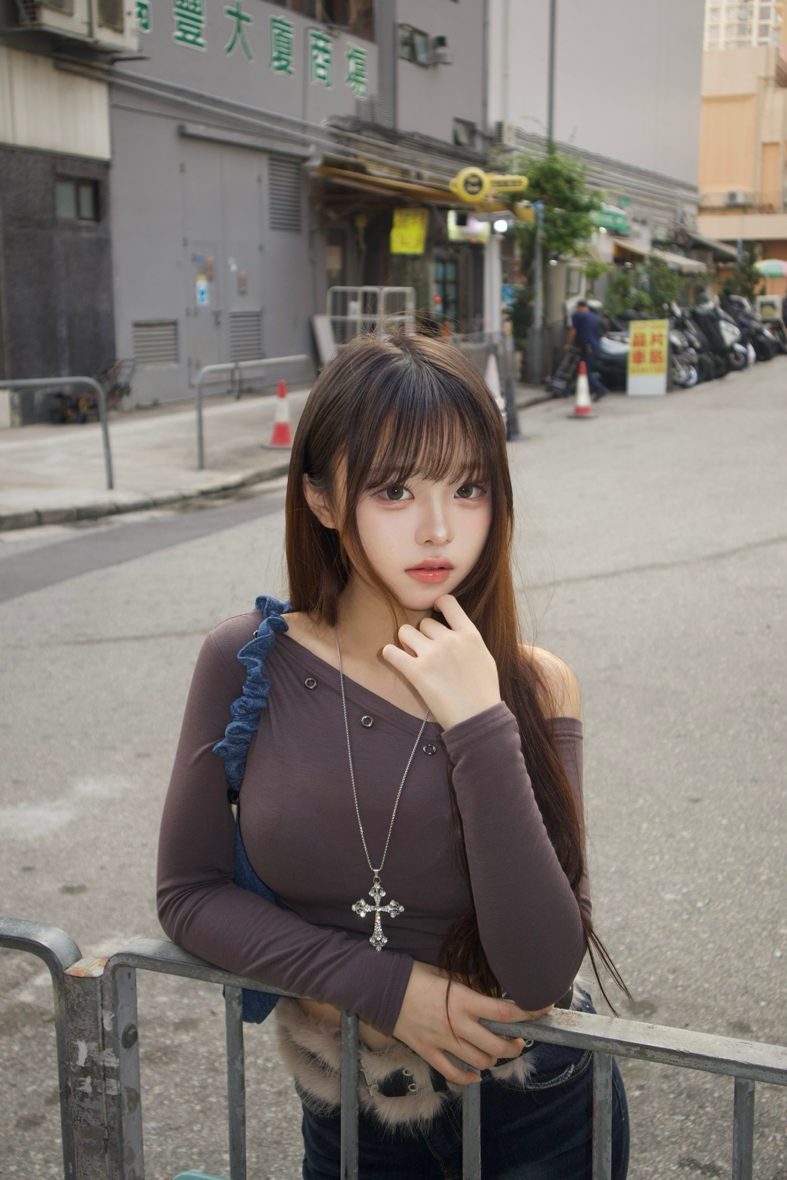 韓國貼身窩釘打底衫