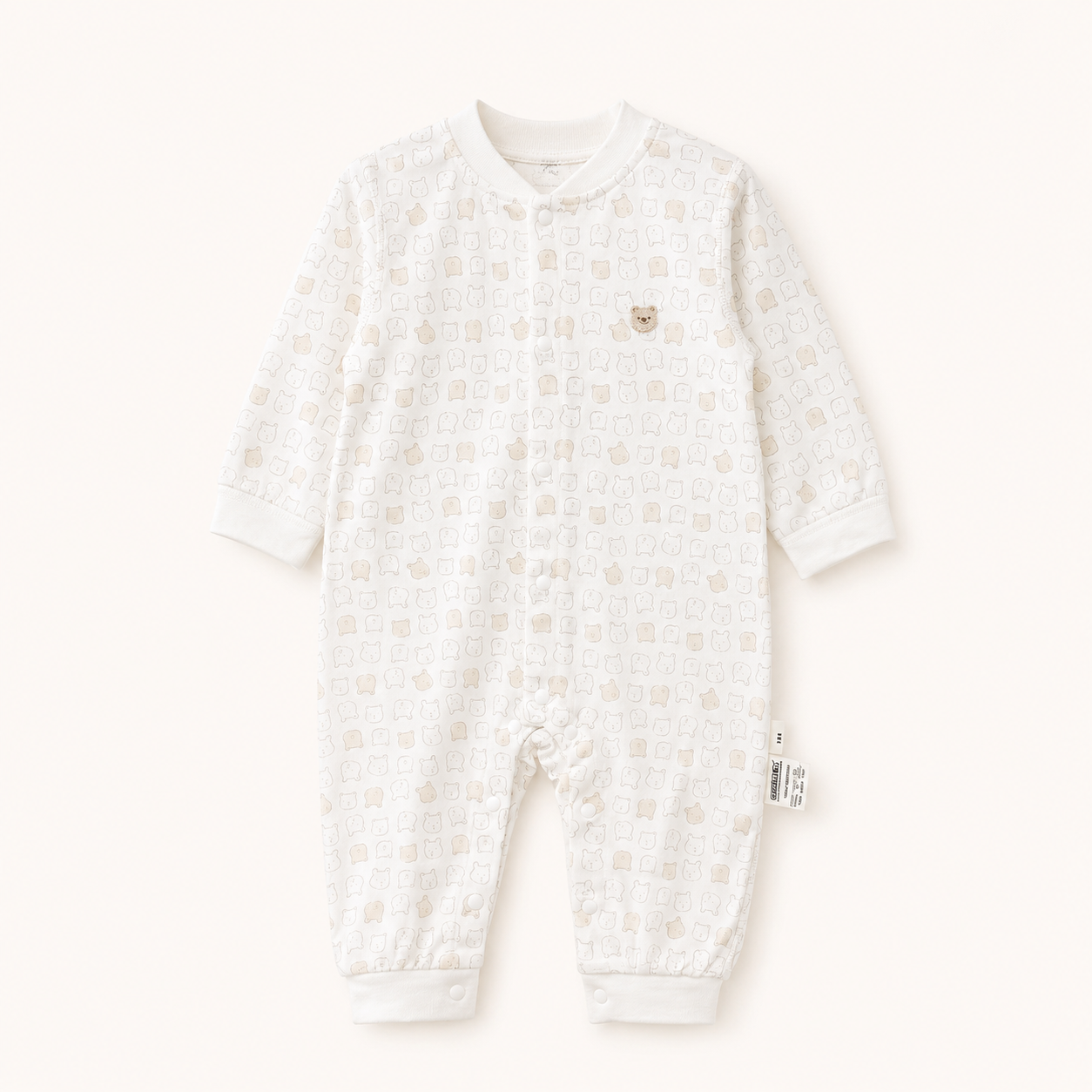 CHUBEES 開胸哈衣 YB08925 Front-Opening Baby Bodysuit