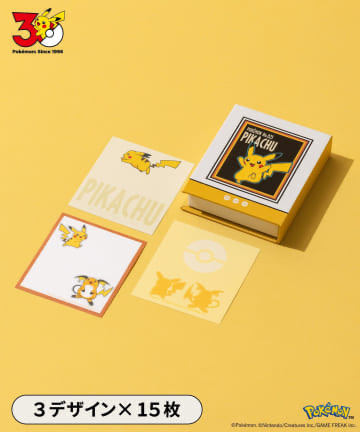 ✨連線商品需補運費✨日本 3COINS x Pokemon 30週年 文具小物 (書本型Memo紙/便利貼)