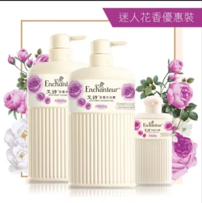 艾詩芬香沐浴露550ml套裝 (迷人花香)   6/箱