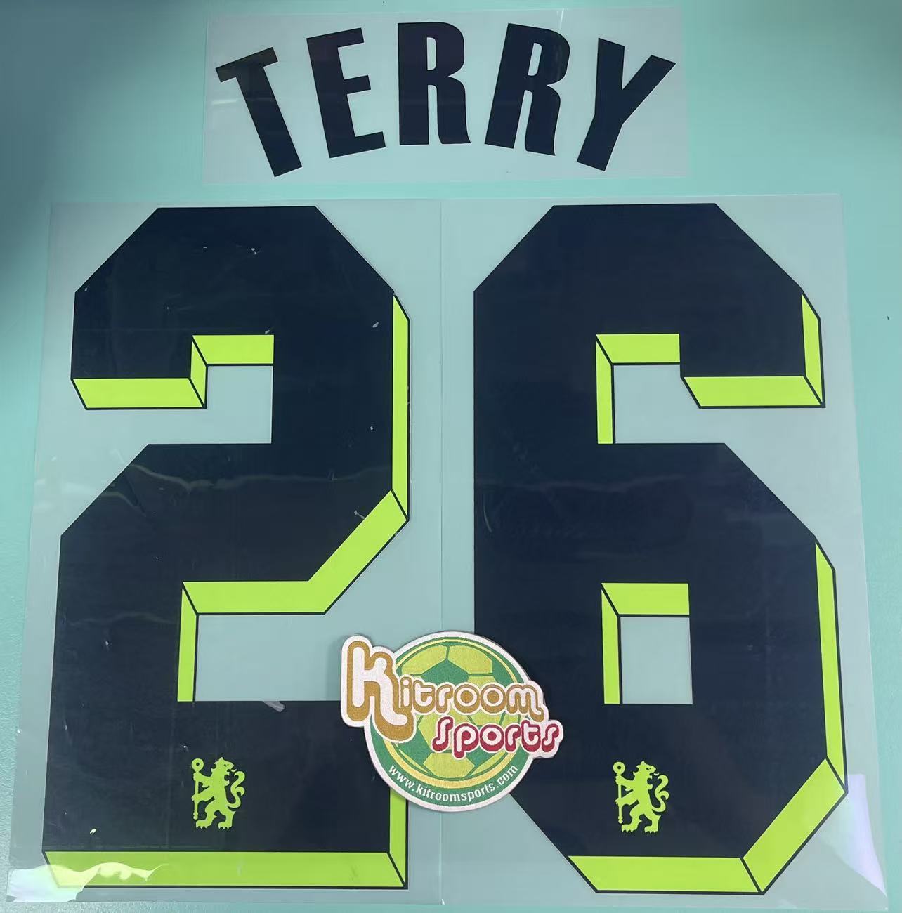 2010-11 Chelsea 3RD UCL Nameset #26 TERRY