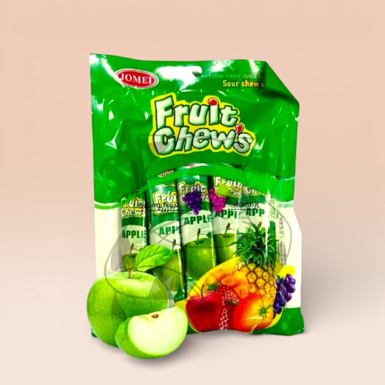 24pcs Jomei Magic Chew/Fruit Chew Sour Candy [Strawberry/Grape/Apple]