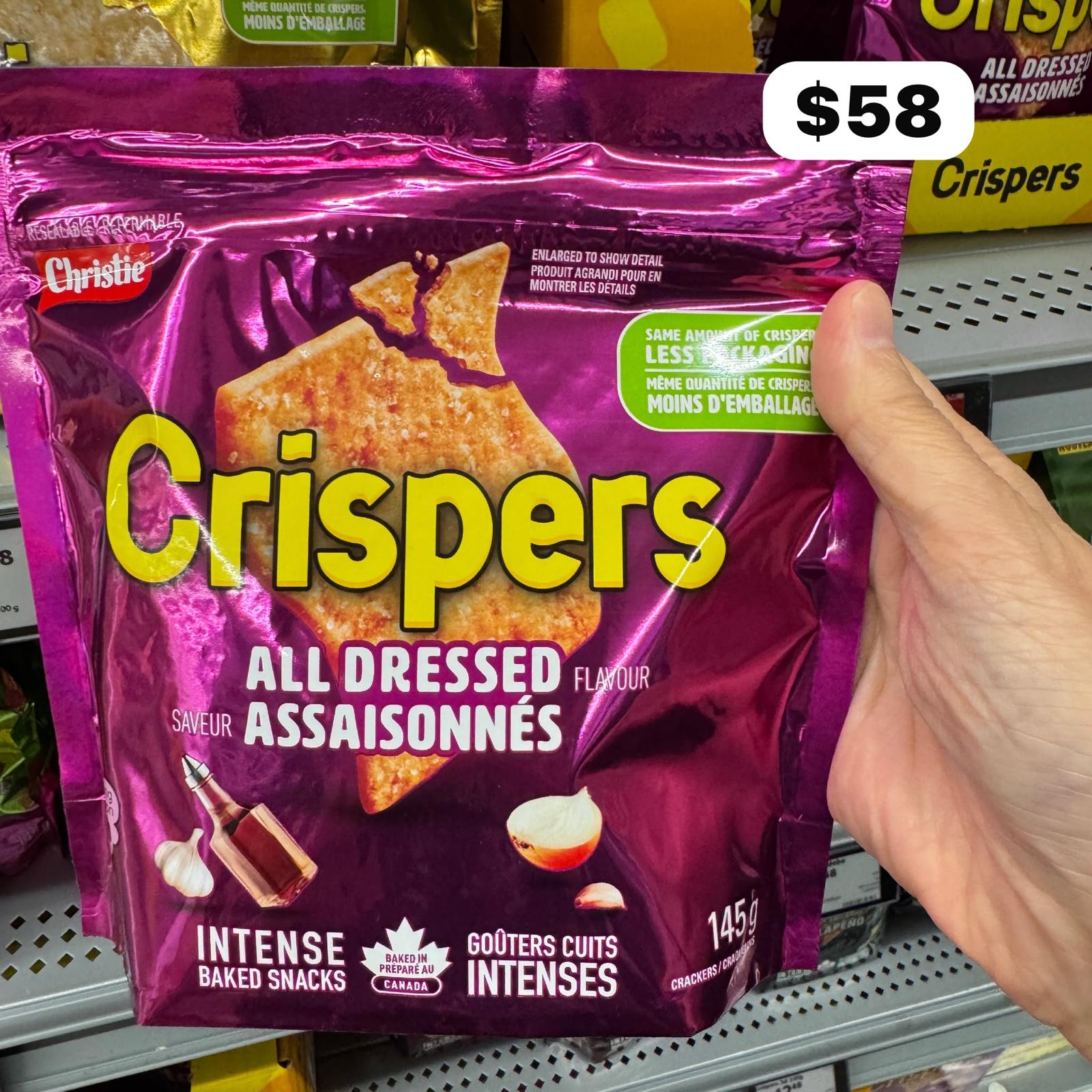 🇨🇦 Crispers All Dressed Flavour 雜錦調味焗脆片145g