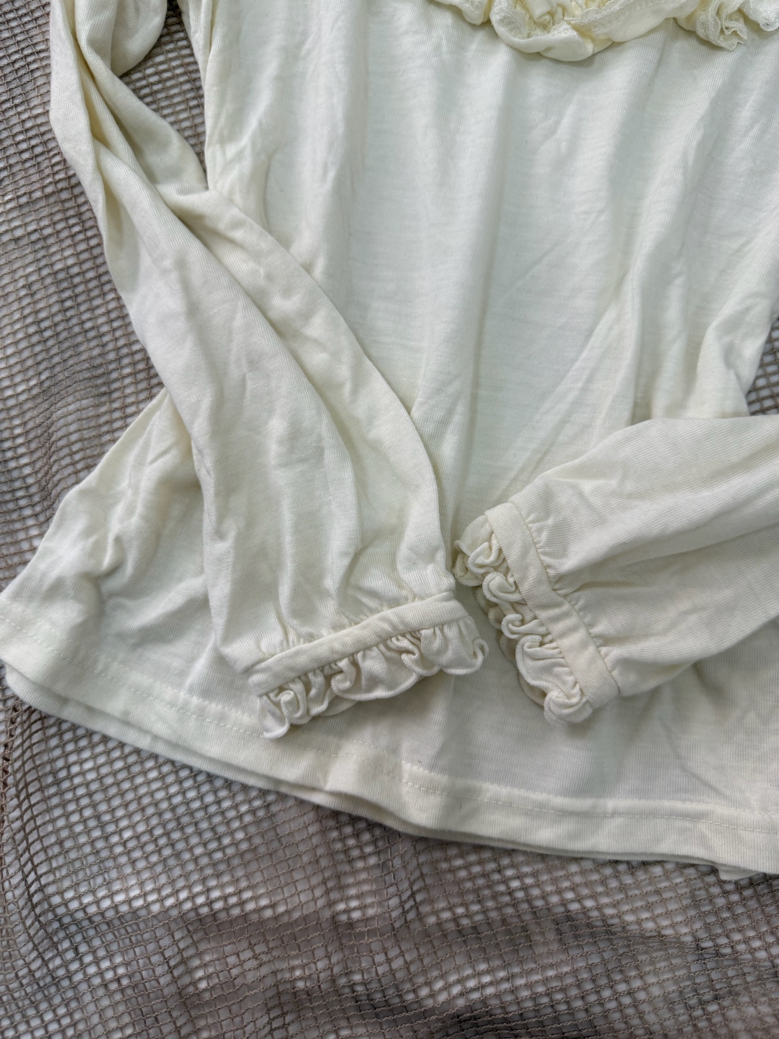 Victorian Style Lace Trim Blouse