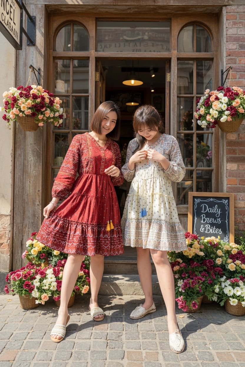 1633 Red 3 Layer Short V neck OP 37"