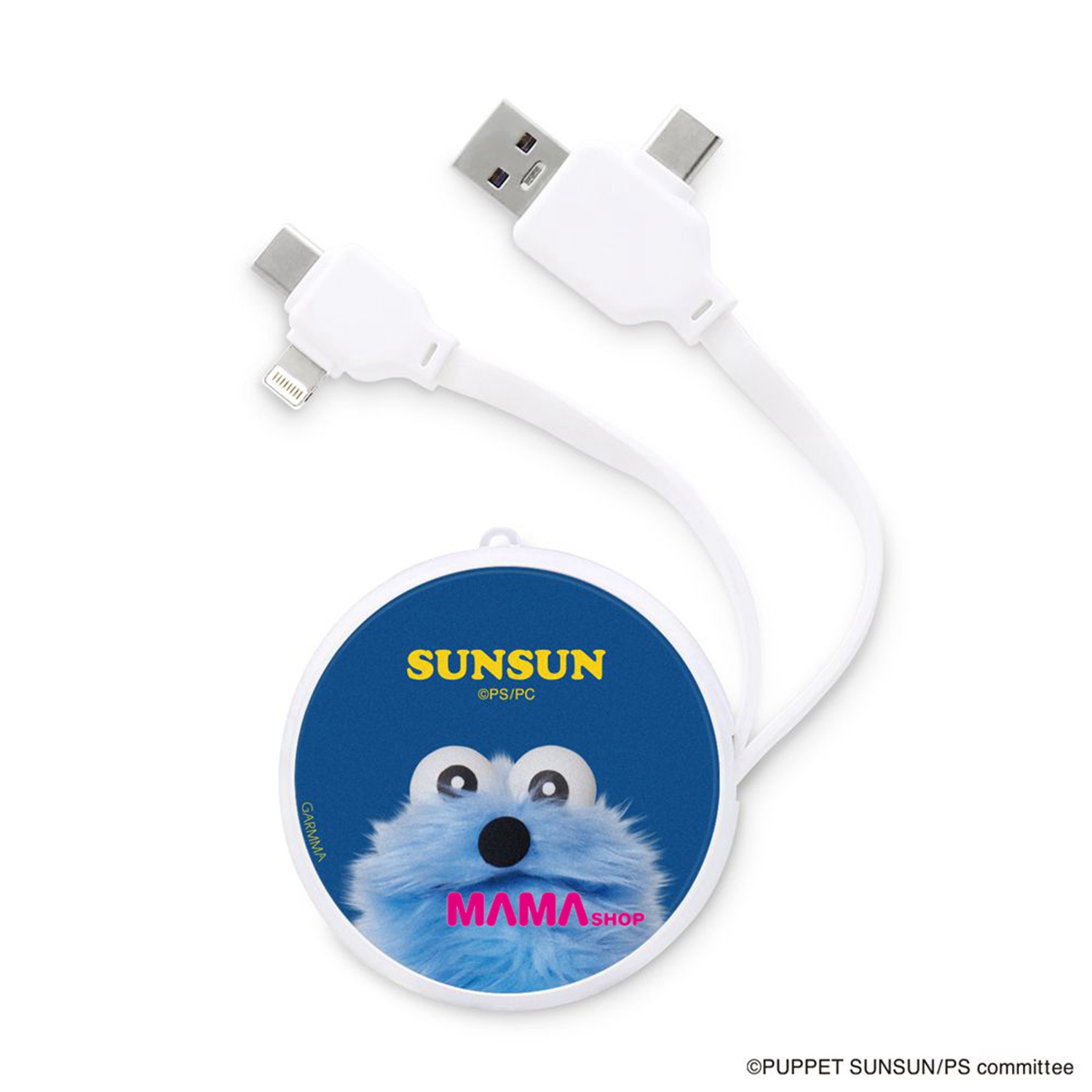 台灣直送PUPPET SUNSUN PD快充多合一伸縮充電線