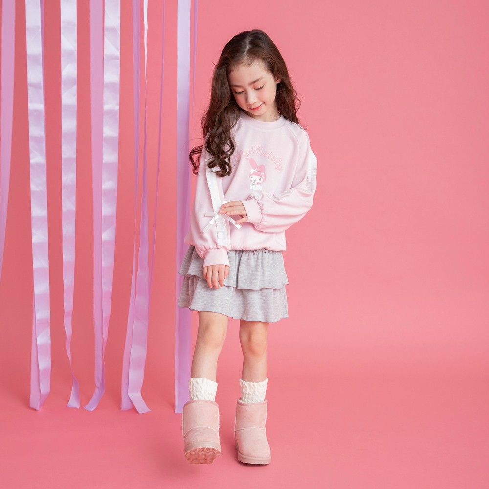 🆕【⭐訂購⭐】🇯🇵日本直送 🌀#Kuromi & #Melody 蝴蝶結蕾絲袖 衛衣［3款選］🌀 [ELJA-0280][261129]