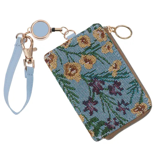 日本🗾品牌可伸縮L形拉鏈式證件套匙扣現貨💞