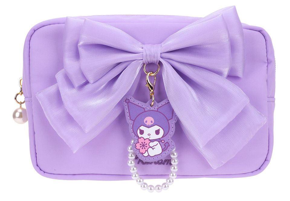 Kuromi 蝴蝶結化妝袋(9-8562-1)