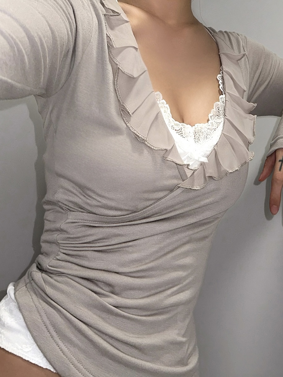 Lace-Trim Paneled Cami