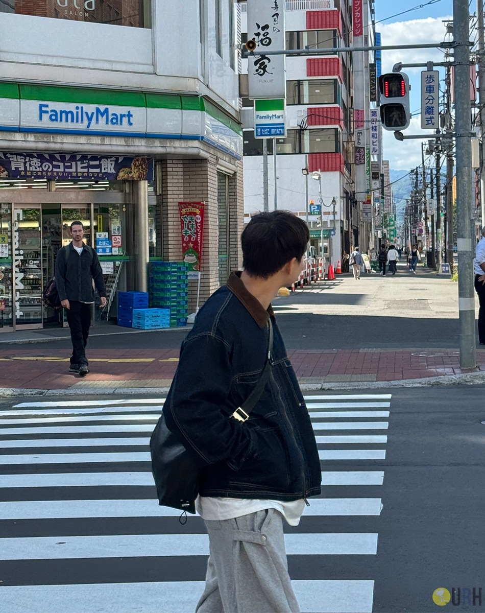 【100%保證韓國直送】經典燈芯絨翻領雙向拉鍊牛仔工裝外套 [2 color] RF1229897