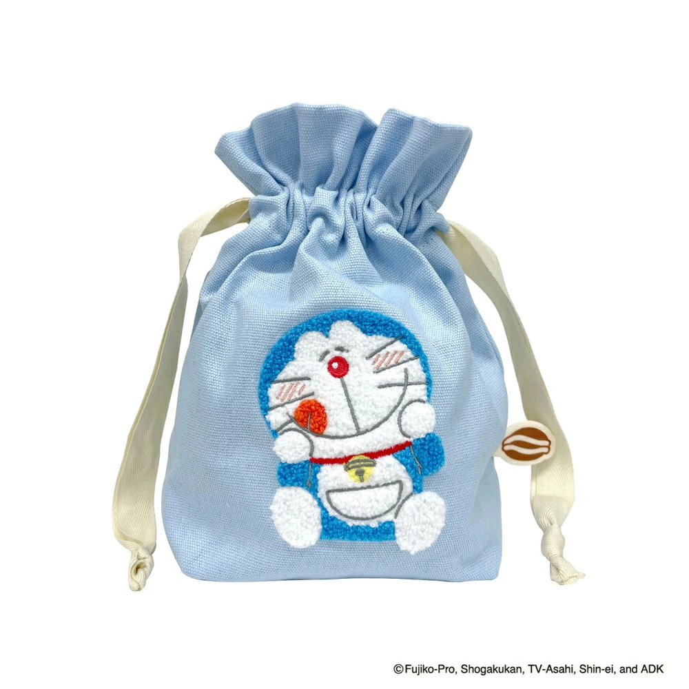 [現貨] 多啦A夢袋 索繩袋 束口袋 法寶 刺繡圖案 Doraemon