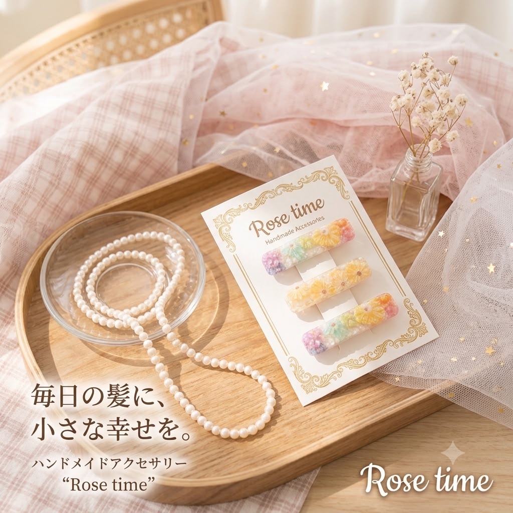 手繪浮雕雛菊🌼髮夾