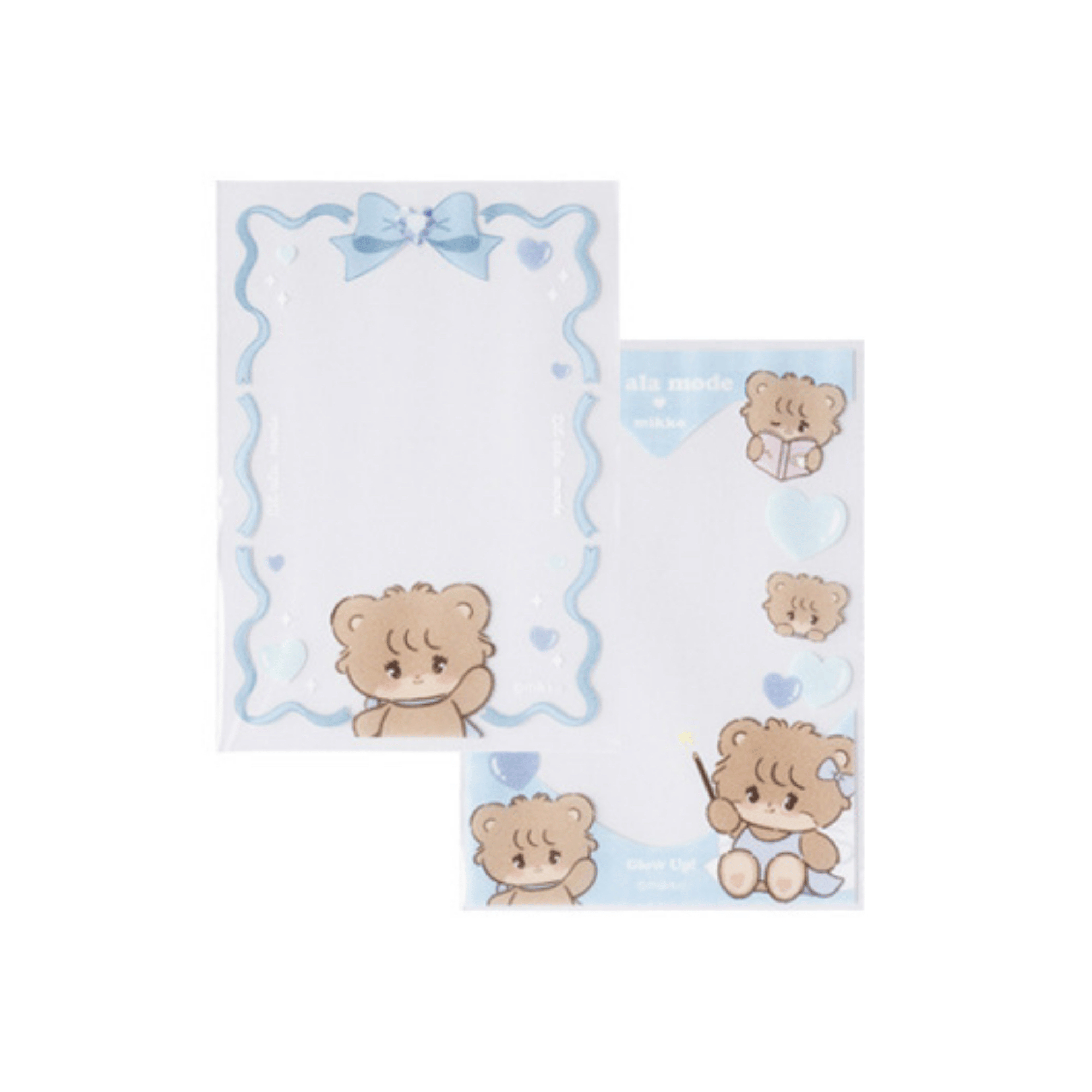  🎀【預訂】 Lil ala mode 迷你照片的透明卡套 - Latte