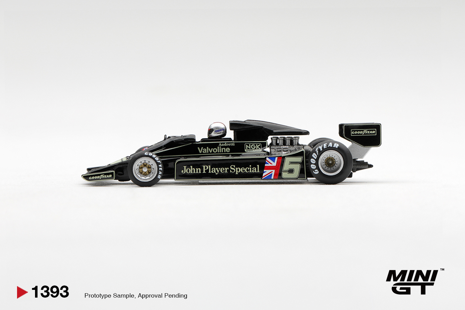 Pre Order MINI GT 1393 Lotus 78 #5 Mario Andretti 1977 US GP West Winner｜ MINIGT 預訂優惠價: HK$89