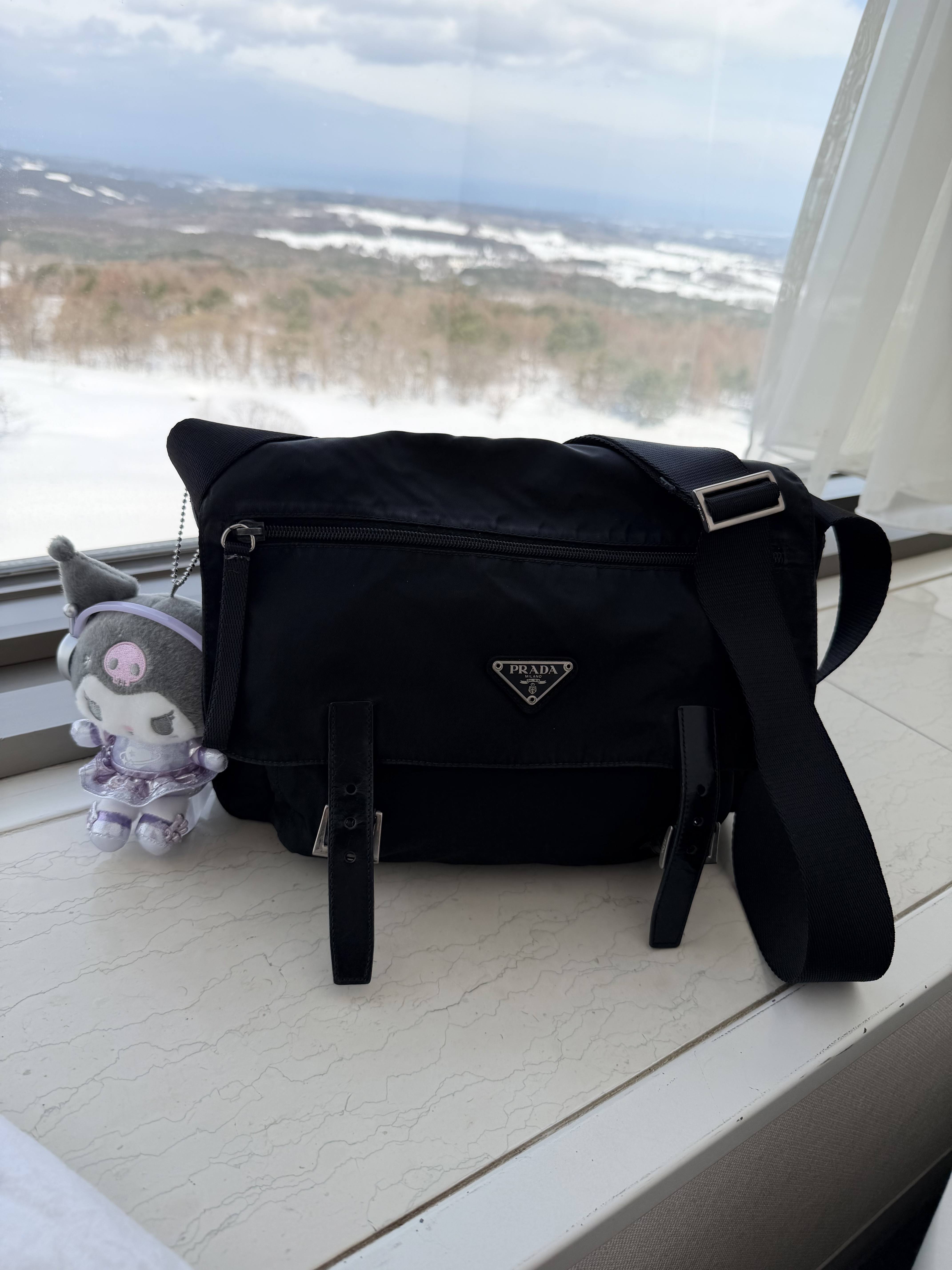 Prada prada explore re-nylon messenger bag