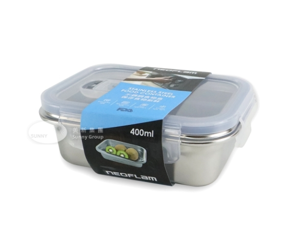 'NEO-040/Neoflam不鏽鋼食物盒 400ml
