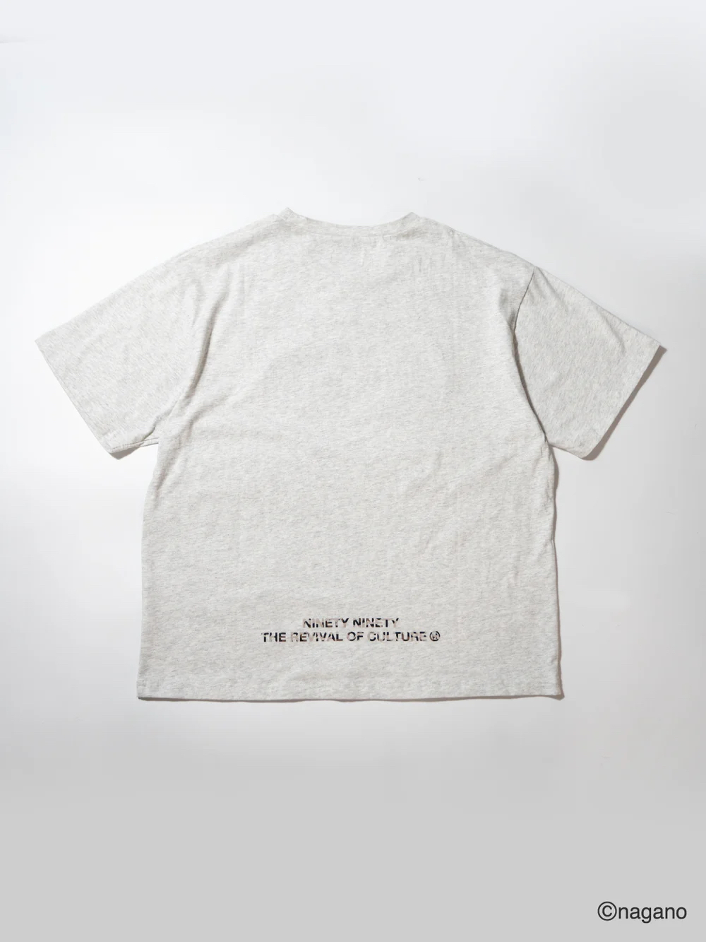 【日版官方受注】9090 x Chiikawa OG Logo Tee - Heather Gray