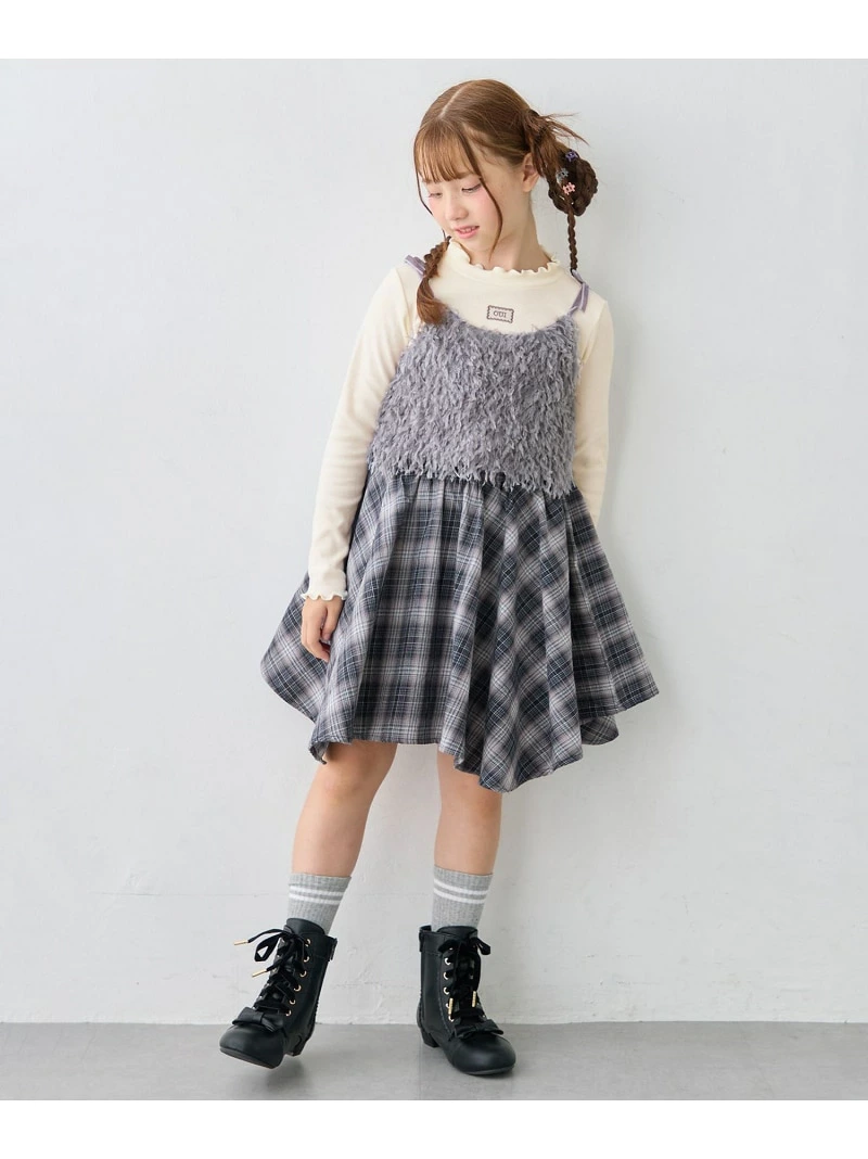 🆕【⭐訂購⭐】🌀 🇯🇵 日本直送 不對稱下擺 格紋 少女裙褲［2款選］🌀[ELIA-0024][261005]