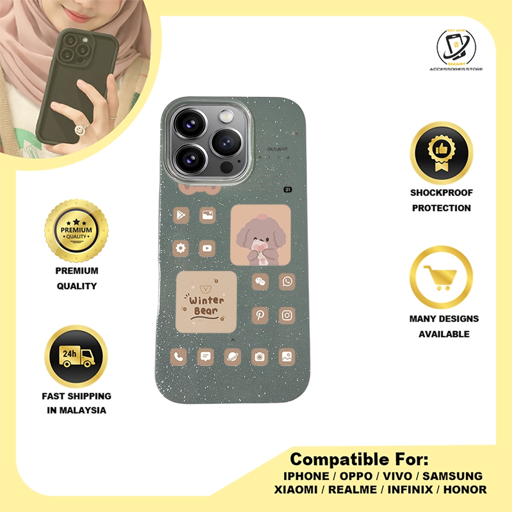 BLING CASE PHONE FOR IPHONE - DESIGN BEAR A