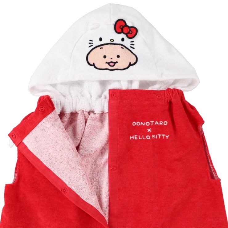 🇯🇵限量預訂 日本直送🇯🇵Oonotaro x Sanrio Hello Kitty人物連帽浴巾裹巾