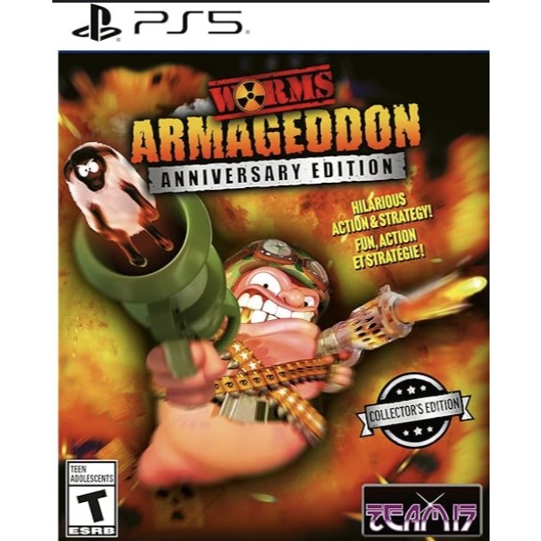 (🔥NEW RELEASE🔥) Worms Armageddon Anniversary Edition Full Game (PS4 & PS5) Digital Download