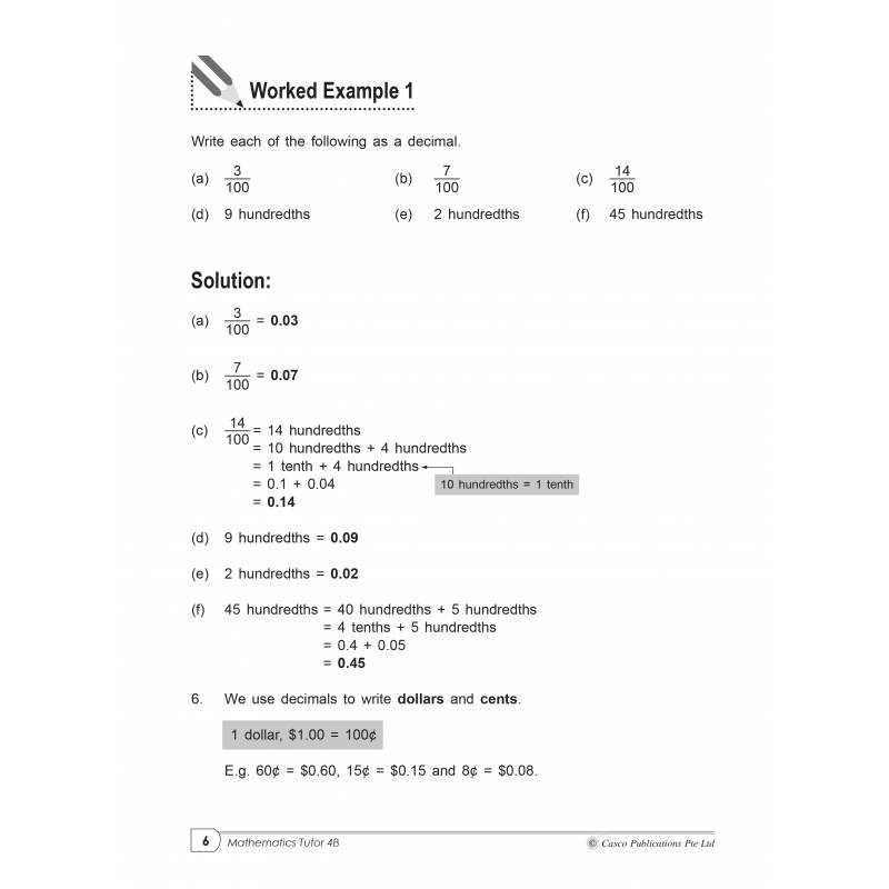 Primary Maths Tutor 4B Volume 1 - 2nd Edition
