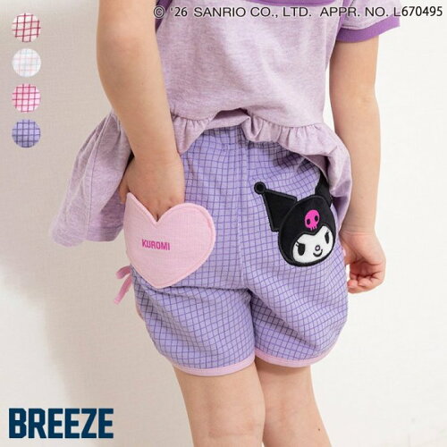 🆕【⭐訂購⭐】🇯🇵日本直送🌀#Sanrio 格紋 心形口袋 可愛刺繡 短褲［4款選］🌀 [ELDA-0264][260529]