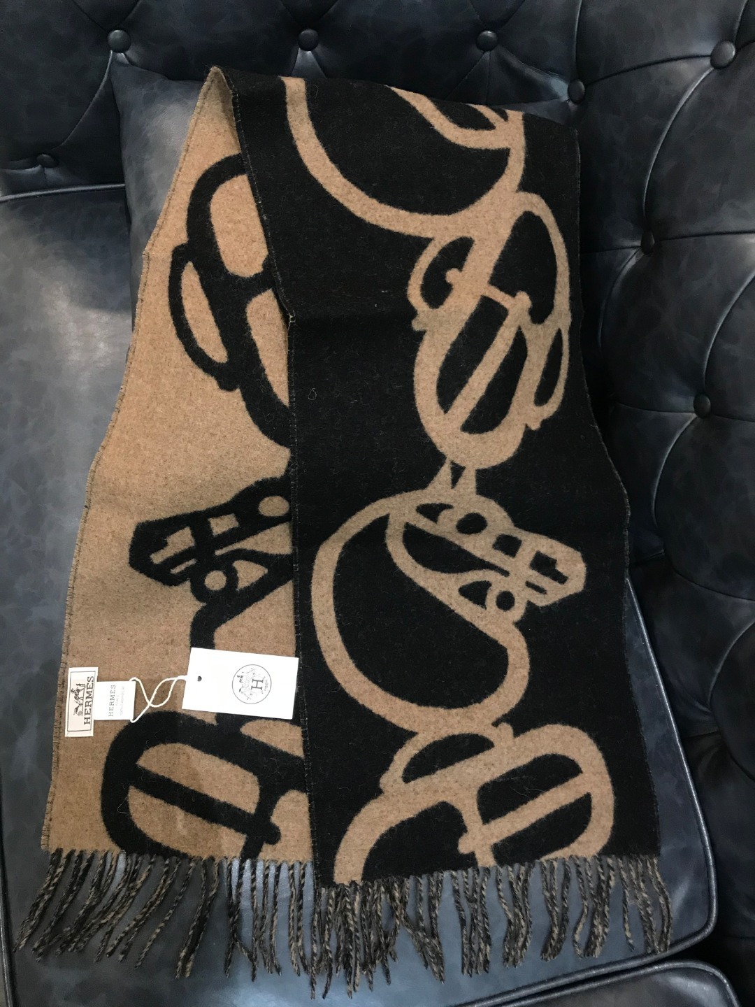 【現貨】【原單】Hermes 馬頭頸巾cashmere 
