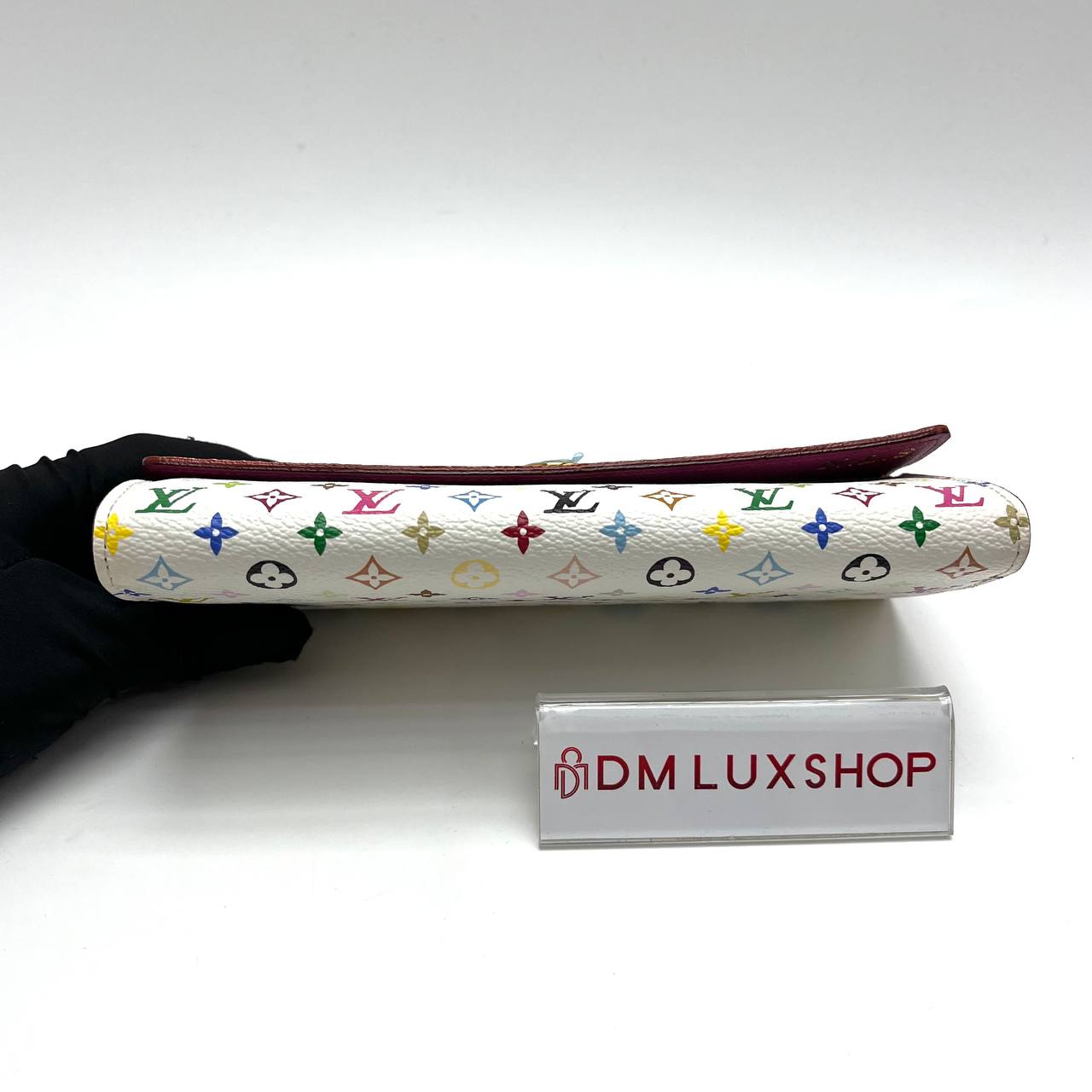 LV White Multicolour Sarah Wallet