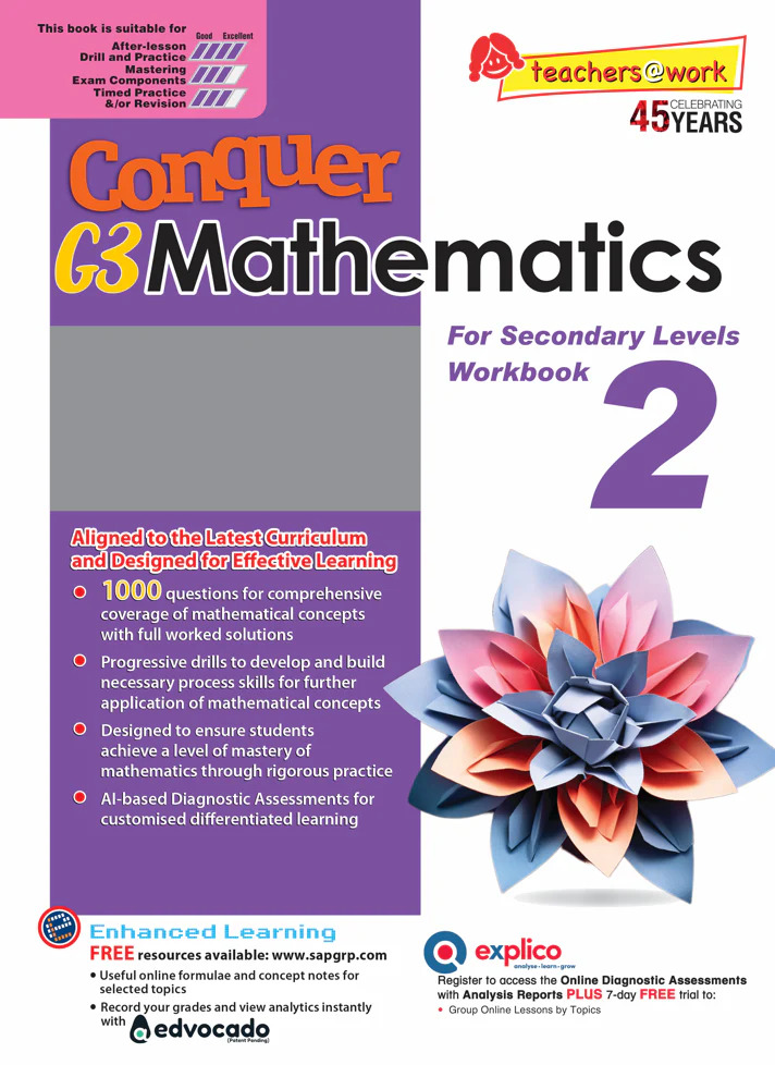 Conquer G3 Mathematics for Secondary 2 