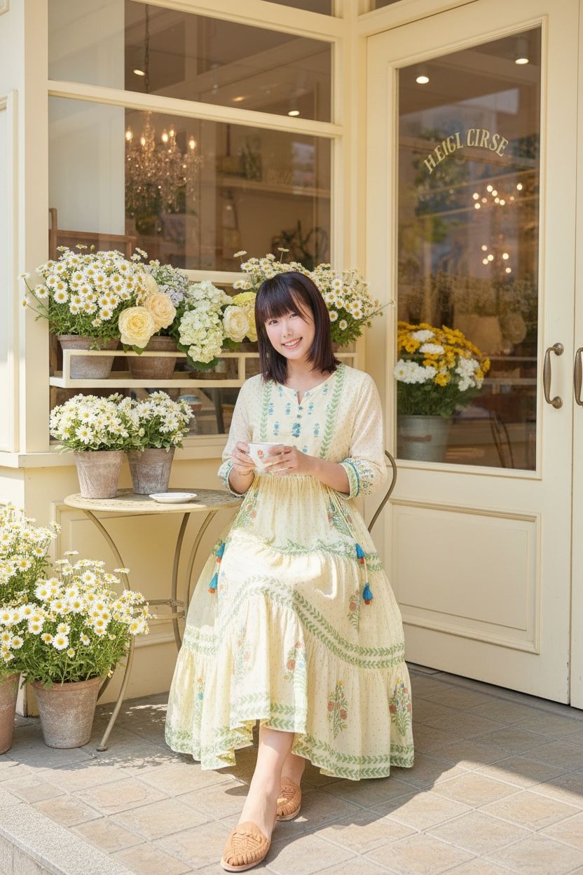 Light Yellow Cottage 4-Rope OP 44.5" #1471