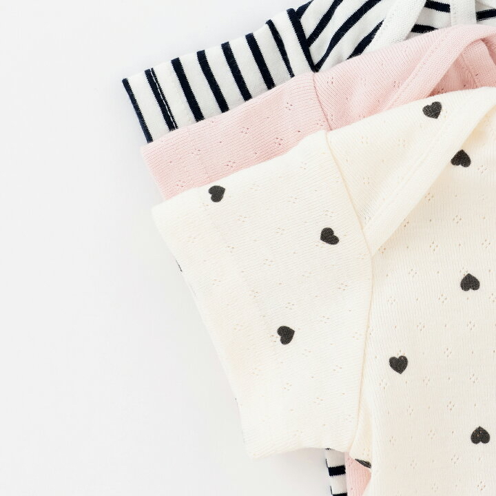 🇯🇵預訂 日本直送🇯🇵Petit Main六色印花通花短袖包屁衣